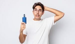 fuite liquide vape risque de tâche